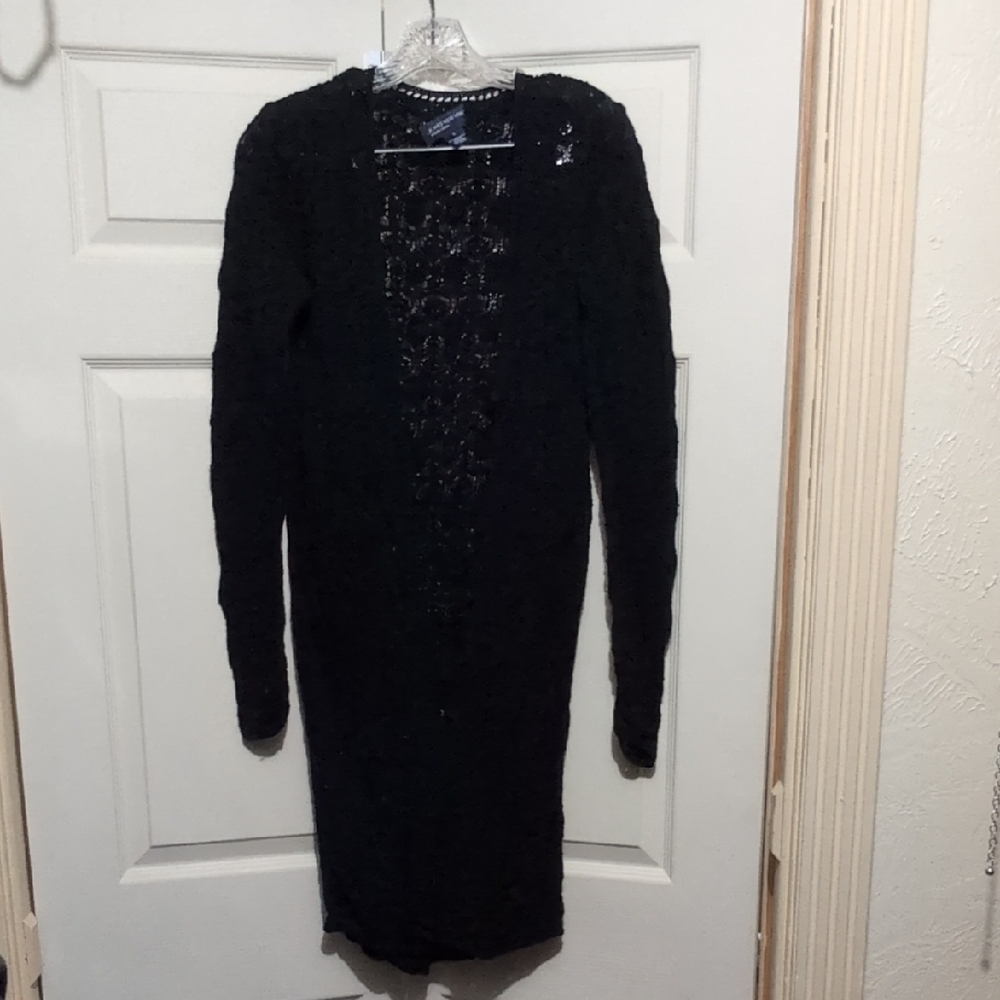 Jones New York Signature Black Lace Dress